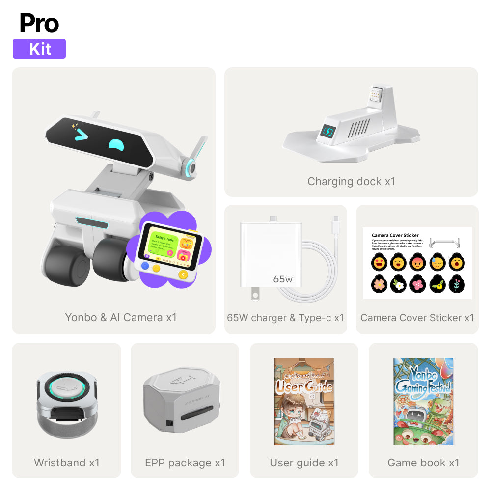 Yonbo X1 Pro Kit | Smart AI Companion Robot for Kids