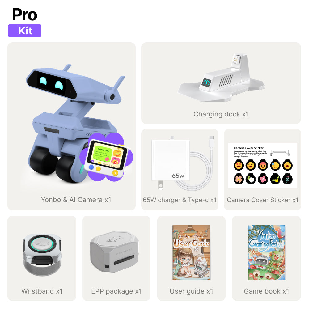 Yonbo X1 Pro Kit | Smart AI Companion Robot for Kids