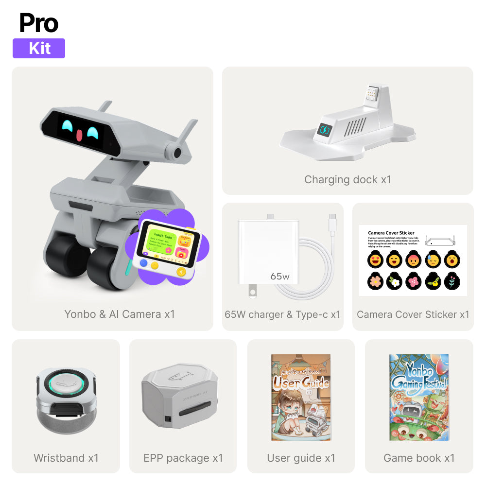 Yonbo X1 Pro Kit | Smart AI Companion Robot for Kids