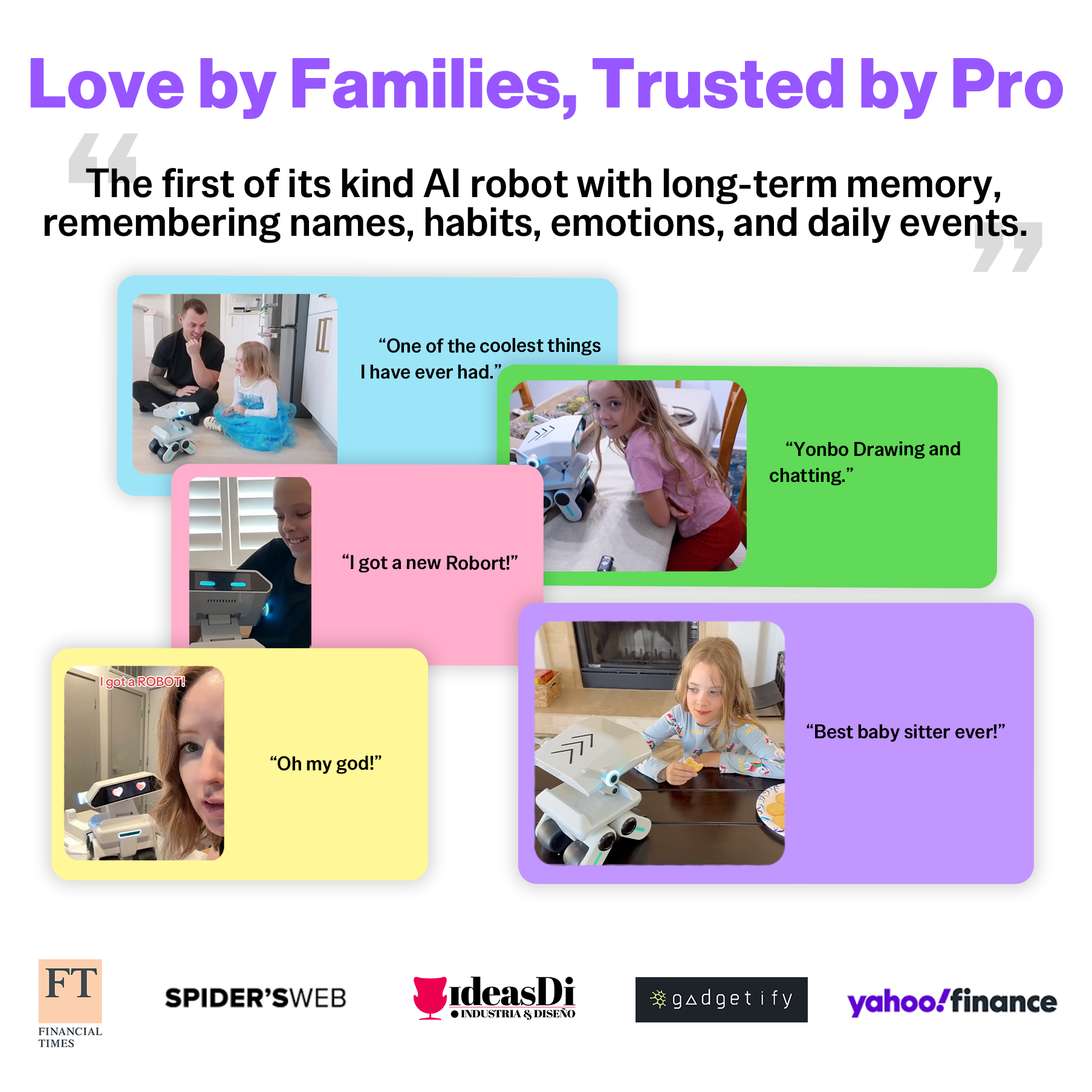 Yonbo X1 Twin Kit | AI Companion Robots for Kids